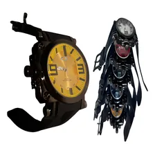Relogio Oakley Pulseira Unissex Diversas Cores Cor da correia Preto Cor do fundo Amarelo Foto mini 1