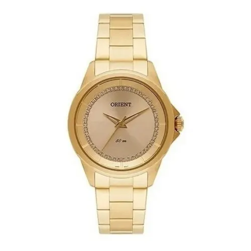 Rel贸gio Orient Feminino Dourado Fgss0076+ Foto 1