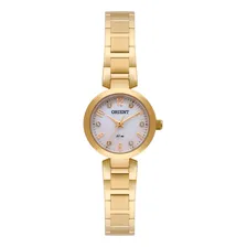 Rel贸gio Orient Feminino Fgss0068 S2kx Dourado Mini Cor do fundo Prata Foto mini 1