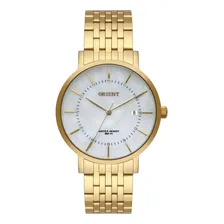Rel贸gio Orient Feminino Fgss1164 B1kx Dourado Analogico Cor do fundo Prata Foto mini 1