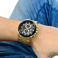 Rel贸gio Orient Masculino Cron贸grafo Mgssc004 G1kx Dourado Foto mini 3