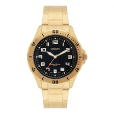 Relógio Orient Masculino Dourado - Mgss1105a P2kx Cor do fundo Preto Foto  mini 1