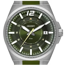 Rel贸gio Orient Masculino Mbsp1034 E2ex Verde A莽o Original Foto mini 2