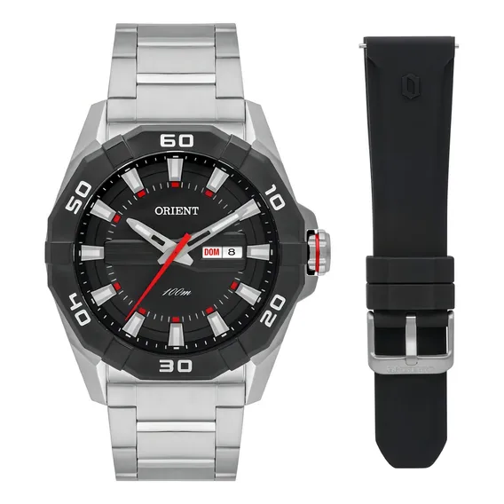 Rel贸gio Orient Masculino Mbss1481 P1sx - Troca Pulseira Foto 1