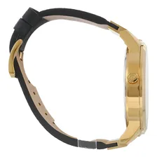 Relogio Orient Masculino Mgsct001 P2px Dourado Couro Preto Foto mini 3
