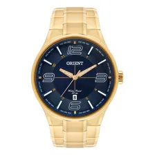 Rel贸gio Orient Masculino Mgss1136 D2kx Azul Dourado Foto mini 1