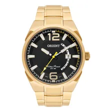 Relógio Orient Masculino Mgss1159 P2kx Dourado Analogico Cor do fundo Preto Foto mini  2
