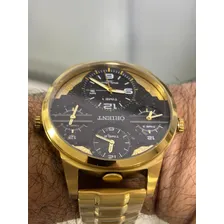 Relogio Orient Masculino Mgsst002 P2kx Dourado Lançamento Foto mini  3