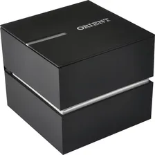Relógio Orient Masculino Mpsc1006 E1mx Preto Verde Couro Correia Marrom Foto mini  2
