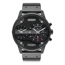 Relogio Orient Masculino Mpsct001 P1px Preto Couro Cronograf Foto mini 1