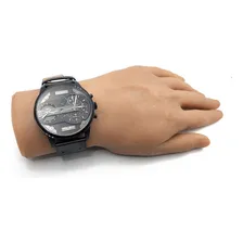 Relogio Orient Masculino Mpsct001 P1px Preto Couro Cronograf Foto mini 4