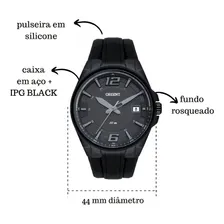 Relógio Orient Masculino Preto Mpsp1012 G2px Foto  mini 1