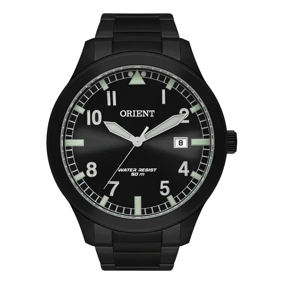 Rel贸gio Orient Masculino Ref: Mpss1020 P2px Casual Black Foto 1