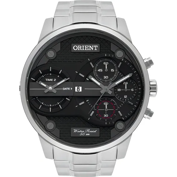Rel贸gio Orient Mbsst001 P1sx Mbsst001 Preto Grande Foto 1