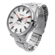 Rel贸gio Orient Prata Com Calend谩rio Masculino Mbss1395 Foto mini 2