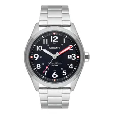 Rel贸gio Orient Prata Masculino Mbss1396 P2sx Com Calend谩rio Foto mini 1