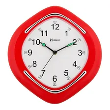 Rel贸gio Parede 30 Cm Herweg Vermelho 6124 Foto mini 1