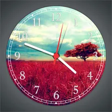Rel贸gio Parede 脕rvore Paisagens Natureza Cozinhas Quartz Foto mini 3