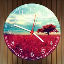 Rel贸gio Parede 脕rvore Paisagens Natureza Cozinhas Quartz Foto mini 4