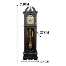 Relógio Parede Coluna Pedestal Chão Carrilhão Cordas 530011 Foto mini  3