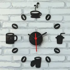 Relógio Parede Cozinha Grande Personalizado Sala Café 35cm Foto mini 3