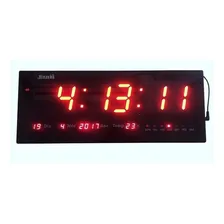 Rel贸gio Parede Digital Led Gigante Data Temperatura Alarme Foto mini 1