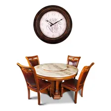 Relógio Parede Herweg Gigante Envelhecido 60cm Ferrugem 4603 Foto mini  3