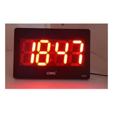 Rel贸gio Parede Mesa Led Digital Calend谩rio Term么metro Alarme Foto mini 3