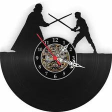 Relógio Parede Star Wars Disco Vinil Vintage Geek Nerd Decor Foto  mini 1