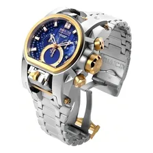 Rel贸gio Prata Dourado Invicta Zeus Bolt 20111 C/ Caixa Foto mini 1