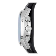 Relógio pulseira Fossil Coachman com pulseira de couro preto Foto mini  3