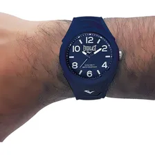 Rel贸gio Pulso Everlast Esporte Silicone Azul E703 Foto mini 3