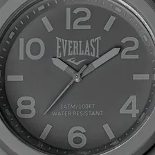Relógio Pulso Everlast Esporte Silicone Cinza E708 Foto mini  2