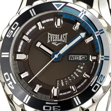 Relógio Pulso Everlast Masculino Aço Calendário E237 Foto mini  3