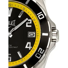 Relógio Pulso Everlast Masculino Aço Calendário E287 Foto mini 3