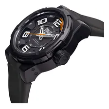 Relógio Pulso Everlast Masculino Esporte Silicone Preto E688 Foto mini 4