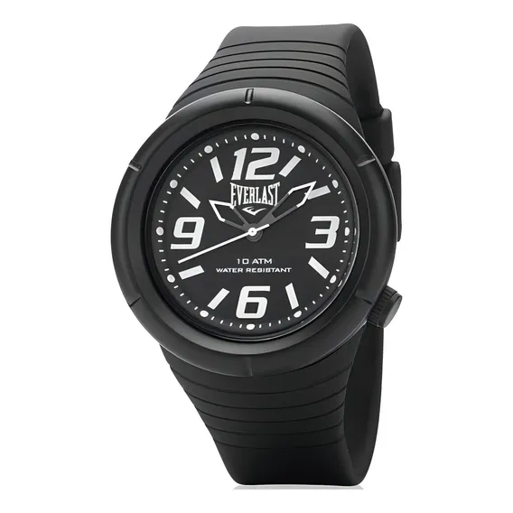 Relógio Pulso Everlast Masculino Preto À Prova D'água E665 Foto 1