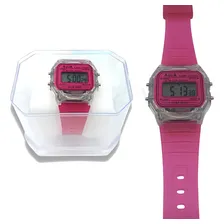 Relógio Pulso Feminino Confortável Prova Dágua Rosa Foto mini 1