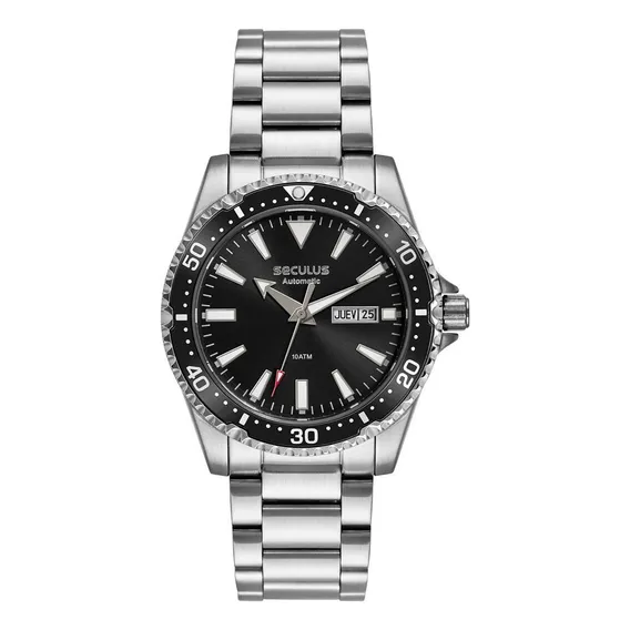 Rel贸gio Seculus Masculino Ref: 44237g0svna1 Autom谩tico Foto 1