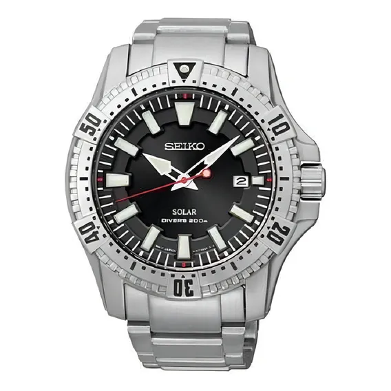 Relógio Seiko Masculino Solar V157aa/1 Scuba Divers 200m Foto 1