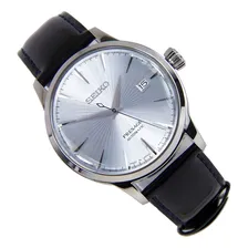 Rel贸gio Seiko Presage Japan Cocktail Automatico Couro Srpb43 Foto mini 3
