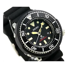 Relógio Seiko Sbdn043 Solar Dive Tuna Preto Japan Prospex Foto mini  2