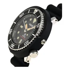 Relógio Seiko Sbdn043 Solar Dive Tuna Preto Japan Prospex Foto mini  3
