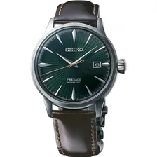 Relogio Seiko Srpd37j1 Presage Verde Coquetel Moncking Bird Cor Da Correia Marrom Cor Do Bisel Prateado Foto mini 1