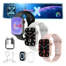 Relogio Smart Watch X Android Ios Microwear Nfc Caixa Preto Pulseira Preto Foto mini 1