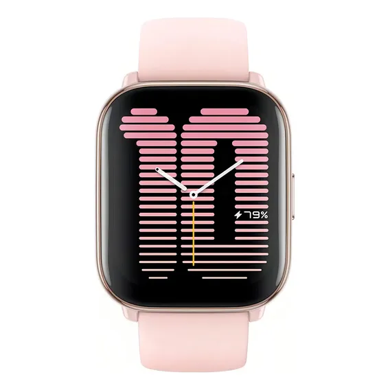 Relógio Smartwatch Amazfit Active C/alexa Gps Rosa Foto 1