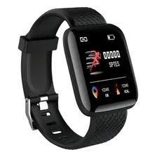 Relógio Smartwatch D13 Android Notificações Bluetooth Preto Foto  mini 1