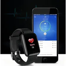 Relógio Smartwatch D13 Android Notificações Bluetooth Preto Foto mini 4