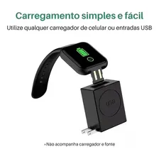 Rel贸gio Smartwatch D20s masculino e feminino Foto mini 3