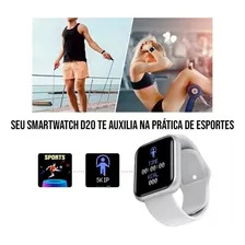 Rel贸gio Smartwatch D20s masculino e feminino Foto mini 2